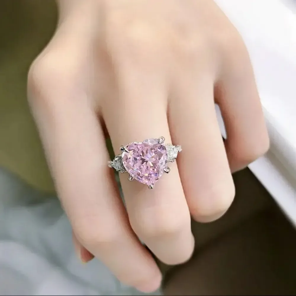 Elegant Ring With Heart Design Perfect Gift for Your Love one!
